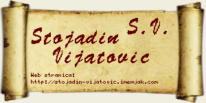 Stojadin Vijatović vizit kartica
